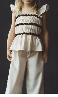 今期 サイドウェーブパンツ 100 ザラキッズ