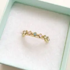 ハーフエタニティリング＊天使の花冠