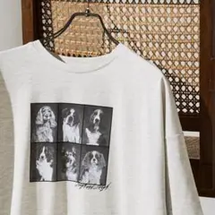 FREAK’S STORE フォト 6 DOG プリント BIG 半袖 Tシャツ
