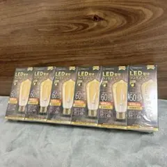 LED電球　フィラメント　60形相当　電球色相当　全方向タイプ　570ルーメン
