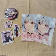 俺クロ　三途川ハカ　まとめ売り　ブロマイド　バッジ　ステッカー　シール