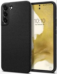 Spigen Galaxy S22 ケース (マット・ブラック)