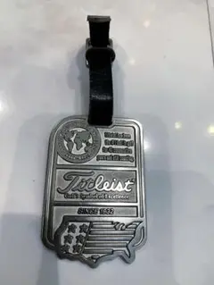 希少　新品未使用　タイトリスト　クラシック　メタルネームプレート　タグ