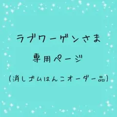 ラブワーゲンさま専用ページ