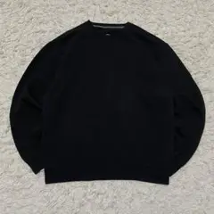 athletic アスレティック スウェット 無地 シンプル 古着 ブラック