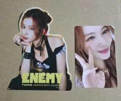 TWICE ENEMY 初回 B トレカ クリアーステッカー サナ