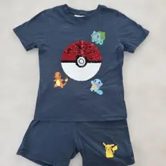H&M ポケモン ピカチュウ パジャマ 上下セット モンスターボール