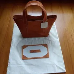 【新品 未使用】タグ付き ゲンテン アマーノs トートバック ヌメベージュ