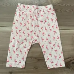 【ユニクロ】フラミンゴ柄レギンス　70㎝