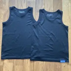 OUTDOOR 黒 タンクトップ 2枚セット 150