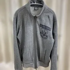 AVIREX U.S. AIR FORCE ジップアップトレーナー L グレー