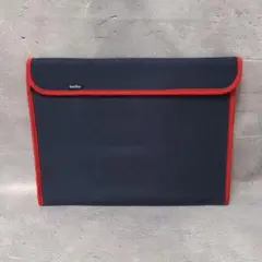 familiar 折りたたみバッグ ケース 青 赤