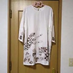 ヒョウ 刺繍 チュニック ワンピース byＴＧＭ