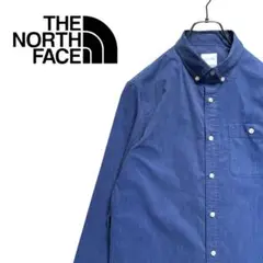 THE NORTH FACE ボタンダウンシャツ　L　NR61415　ブルー