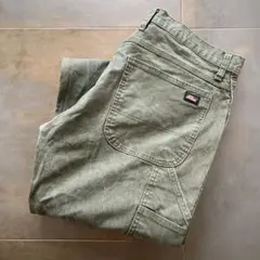 36×34　Dickies ディッキーズ　ペインターパンツ　カーキ　フェード