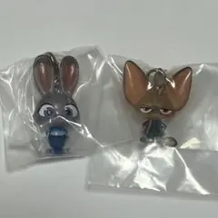 ズートピア めじるしアクセサリー ガチャ　2種　セット