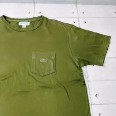 ラコステ LACOSTE Tシャツ 半袖 メンズ 緑