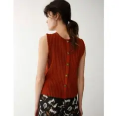 定価80%オフ 新品 moussy RIB KNIT CROPPED TOP