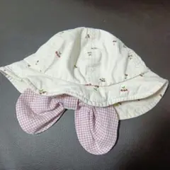 さくらんぼ柄ハット