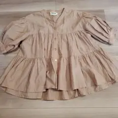 RADCHAP　半袖シャツ　130サイズ　ピンクベージュ