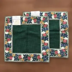スイス ザンクト ガレン 刺繍クロス 花瓶敷き