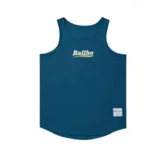 ballho メッシュタンクトップ ブルーグレー L