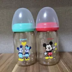pigeon ミッキー・ミニー 哺乳瓶 160ml 2本セット