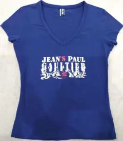 ジャンポールゴルチエ　ジーンズ　トライデント　Tシャツ　ロゴ. ジャンポールゴルチエ ジーンズ トライデント Tシャツ ロゴ - e