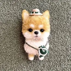 麦わら帽子の柴犬さん♪