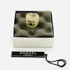 CHANEL シャネル プラスチック リング ココマーク 12号