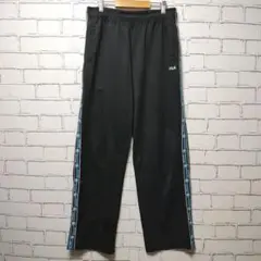 【FILA】 ジャージ パンツ (L) 黒 カジュアル