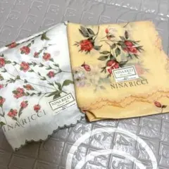 NINA RICCI ニナリッチハンカチ 2枚セット まとめ売り