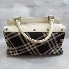 ジルスチュアート JILLSTUART ハンドバッグ レザー切り替え チェック♥