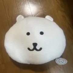 ナガノマーケット　ぬいぐるみくじ　B賞　もっちりおかおクッション白　新品