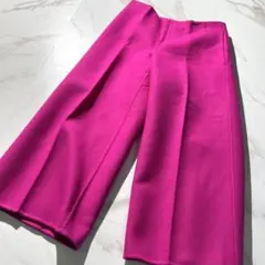 入手困難✨ ドゥロワー ボトムス フレアパンツ メルトン生地 ウール ピンク