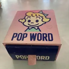 #POP WORD コレクションボックス ピンク