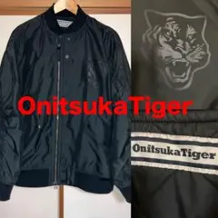 オニツカタイガー　MA-1 サイズM表記（オーバーサイズ）※注意事項有り PRINTED BOMBER JACKET / プリンティッドボンバージャケット（MA