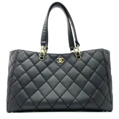 【希少】CHANEL シャネル トートバッグ マトラッセ ワイルドステッチ