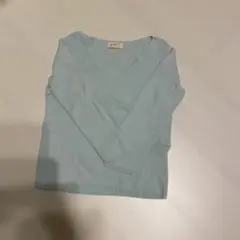 Kitamura キタムラ　水色 Vネック