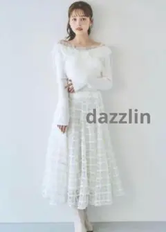 dazzlin　美品　コルセットボリューミーフレアスカート　М