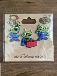 東京ディズニーリゾート エイリアンワッペン 3個セット