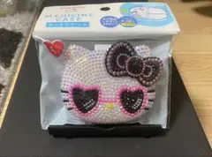 【翌日発送】ハローキティ ビーズ装飾 医薬品ケース、小物ケース4マス