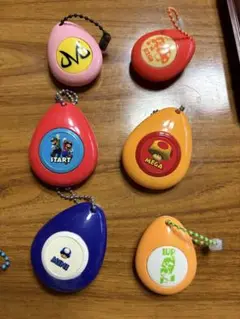マリオキャラクター音鳴るキーホルダー7個セット