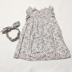 アリムクローゼット 白バンビ ワンピース L＋ヘアバンド セット