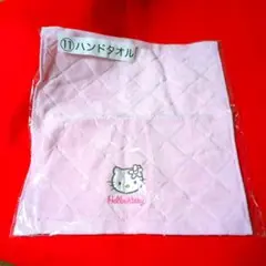 [新品]ハローキティ/刺繍入りハンドタオル