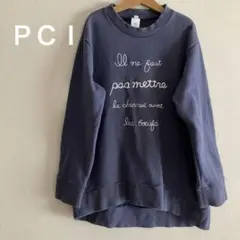 PCIパルレシフォン ロゴ刺繍スウェット