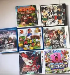 NintendoDS　3DS 他　空箱のみ まとめ7本