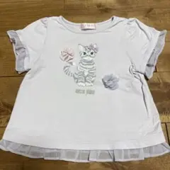 メゾピアノ　Tシャツ　110 ねこちゃん