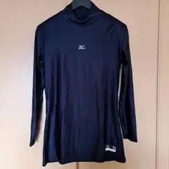 Mizuno ネイビー ハイネック長袖 アンダーシャツ サイズ0