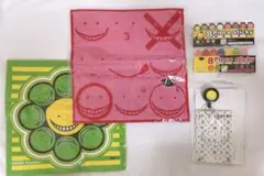 【暗殺教室】5点セット アクリルパスケース 付箋2種 ミニタオル 2種